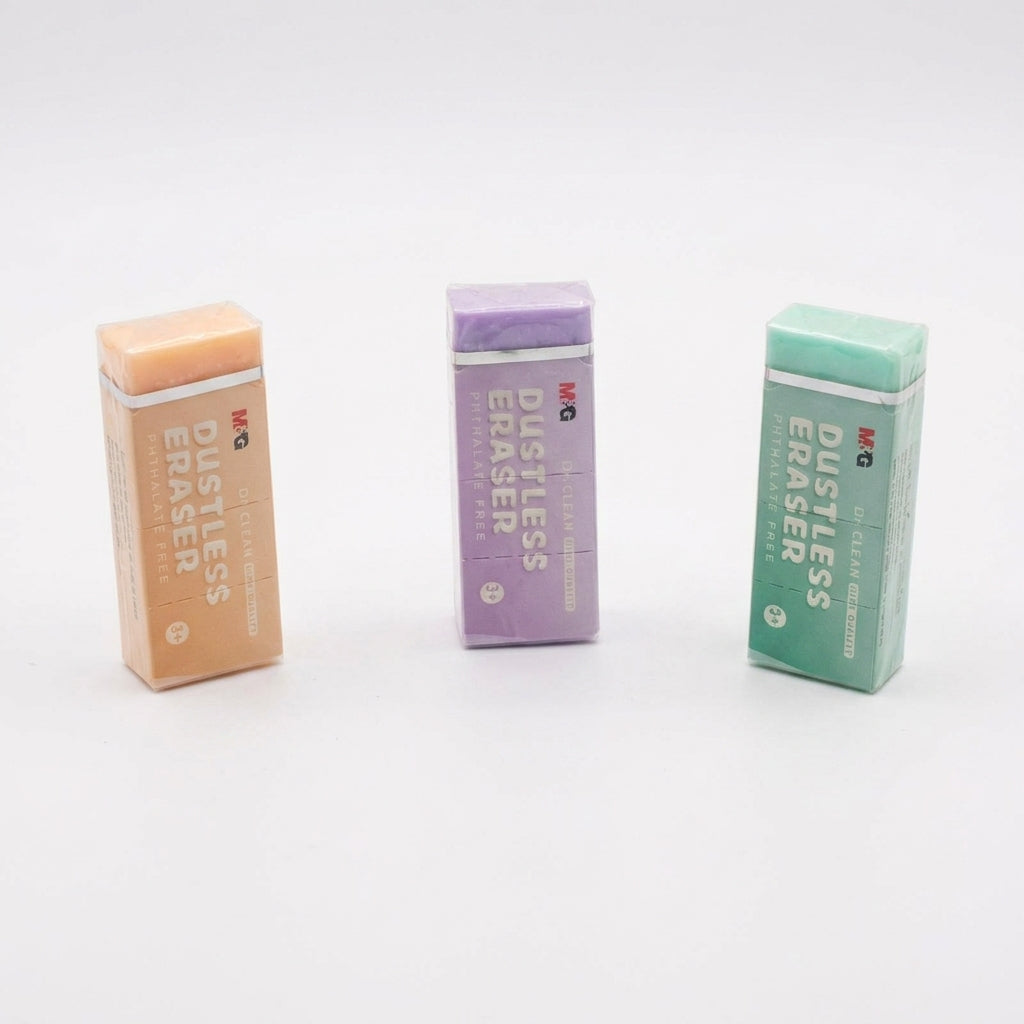 M&G Chenguang Jelly Dustless PVC Eraser – Premium Soft Pencil Eraser, Clean & Smudge-Free Erasing Assorted Colors - 1pcs - No:AXP963TN