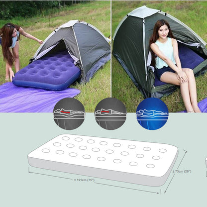 JILONG Inflatable Bubble Airbed Mattress Relax Massage 191cm*73cm*22cm