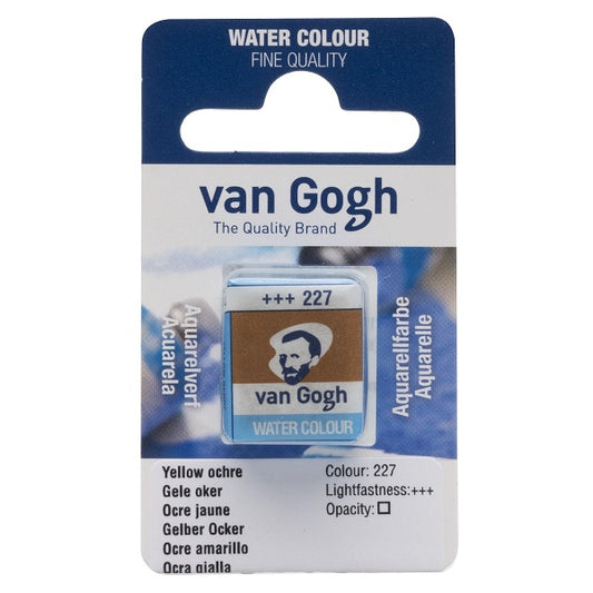 Royal Talens Van Gogh Watercolour Pan Yellow Ochre