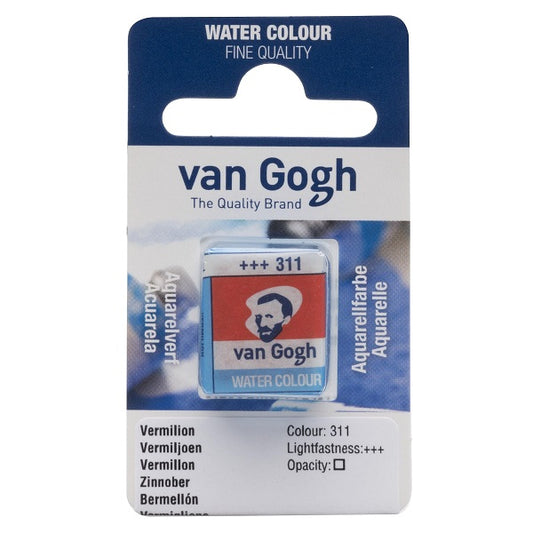 Royal Talens Van Gogh Watercolour Pan Vermilion