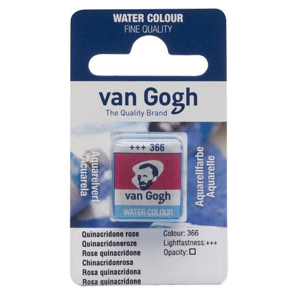 Royal Talens Van Gogh Watercolour Pan Quinacridone Rose