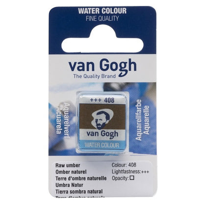 Royal Talens Van Gogh Watercolour Pan Raw Umber