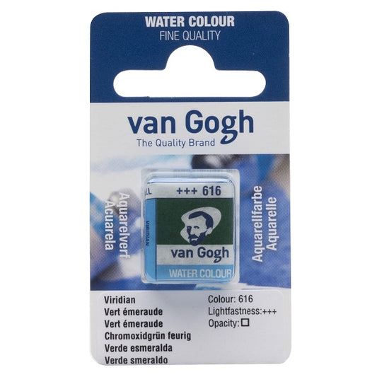 Royal Talens Van Gogh Watercolour Pan Viridian
