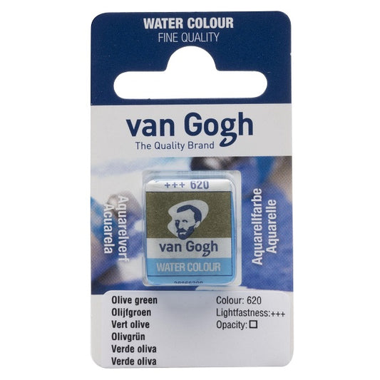 Royal Talens Van Gogh Watercolour Pan Olive Green