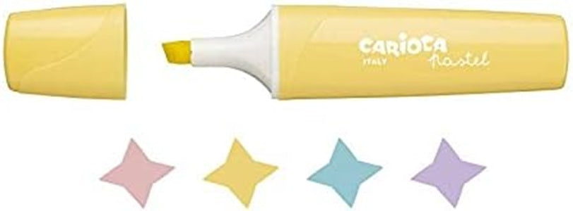 CARIOCA Pastel Highlighters Memolight Trasp. Box 4pcs - No:43167