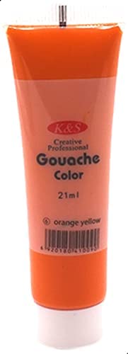 محترف مبدع، غواش - أصفر برتقالي