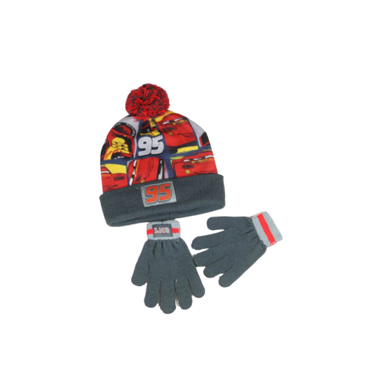 مجموعة ديزني كارز من القبعات والقرنفل للأطفال 