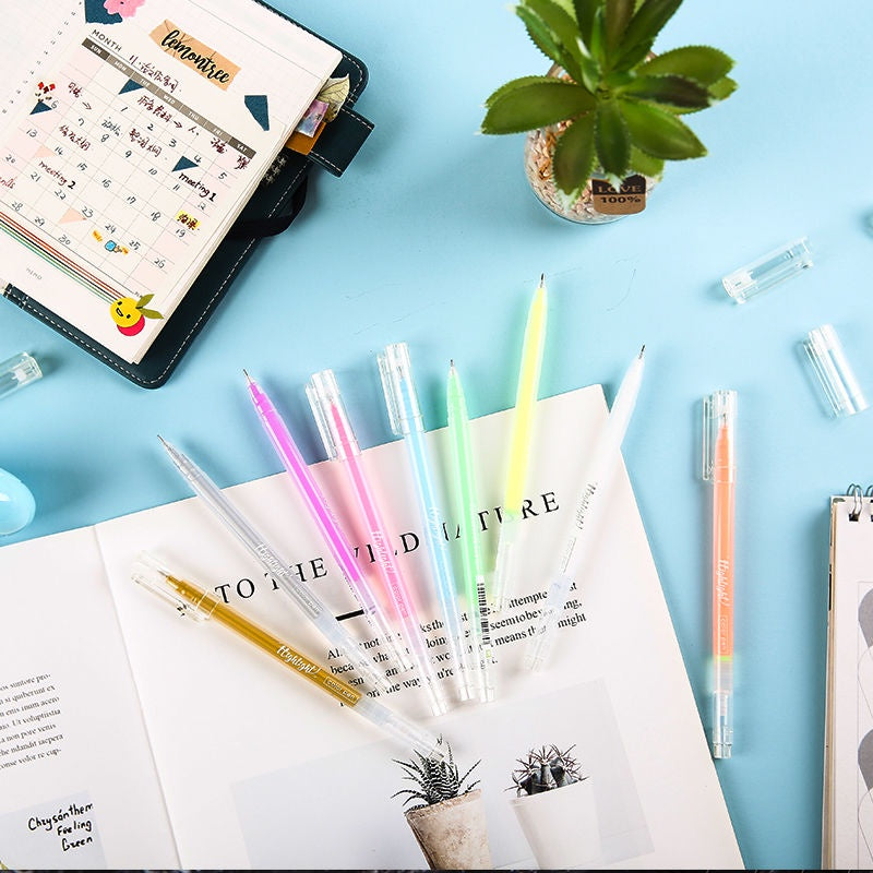 M&G  Chenguang large-capacity high-gloss pastel neutral color pen - 9 colors - No:AGPY5503