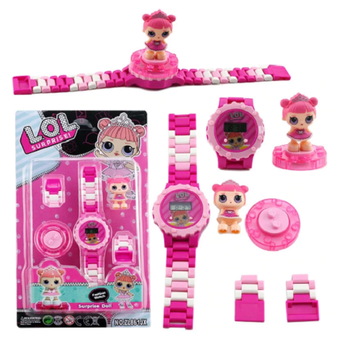 L.O.L surprise Cartoon Kids Watch Anime Figure for girls - No:ZL861JX
