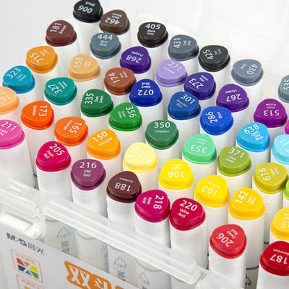 مجموعة أقلام تحديد مزدوجة الرأس من إم آند جي - 48 قطعة - رقم المنتج: APMV0903