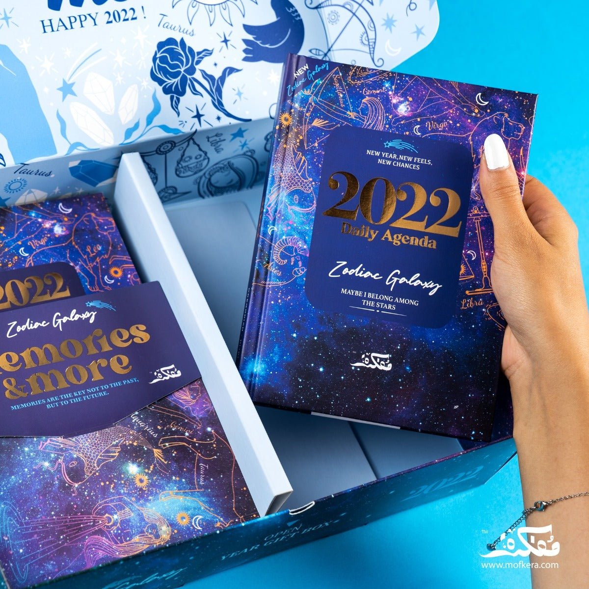 Mofakera Set of Year gift box for 2022 - ( Zodiac Galaxy )