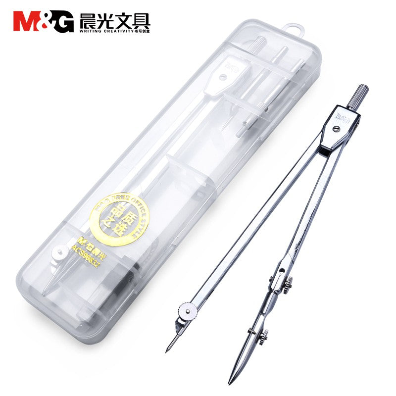 مجموعة بوصلات ومساطر متعددة الوظائف من الفولاذ المقاوم للصدأ من إم آند جي تشنغوانغ، رقم ABS90832 - قطعة واحدة