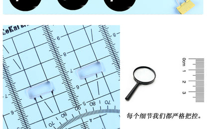 Cokai Transparent multipurpose triangle with handle professional drawing - 30cm - No:KJ1330