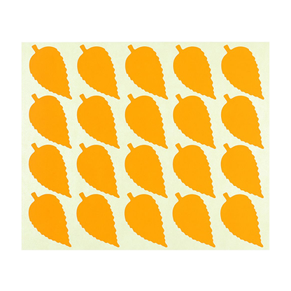 El Manar Sticker Leaf- Orange