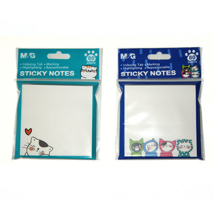 ورق تسجيل M&amp;G مع شريط لاصق 75 × 75 مم - رقم: YS-377 - قطعة واحدة 