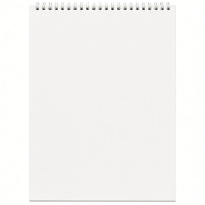 Yassin Spiral Drawing Sketchbook – 30 Sheets White Paper , 140 GSM, Spiral Bound - Size A4 - No: 1158