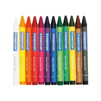 علبة من 12 قلم تلوين شمعي من كلوب 12 