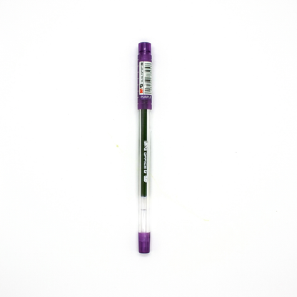 M&G Office G 0.5mm purple gel pen No.13271 studio white background