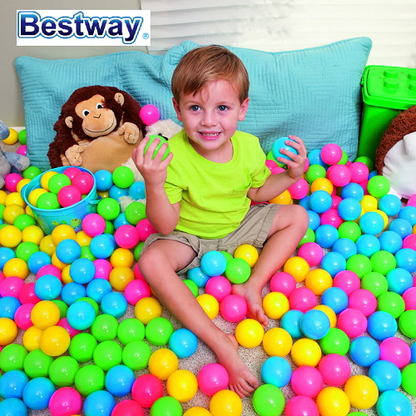 Bestway Plash & Play Balls Ocean Balls multicolor-100pcs - No:52027