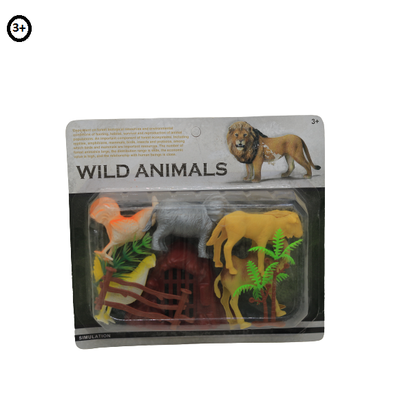 Wild Animals Simulation Toy Set No: 2525-33