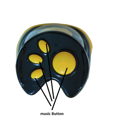 سيارة باتمان للأطفال قابلة للركوب مع موسيقى وعجلة قيادة، رقم: 3311BM