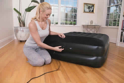 Bestway 2.03m x 1.52m x 46cm Tritech Airbed Queen Built-in AC pump