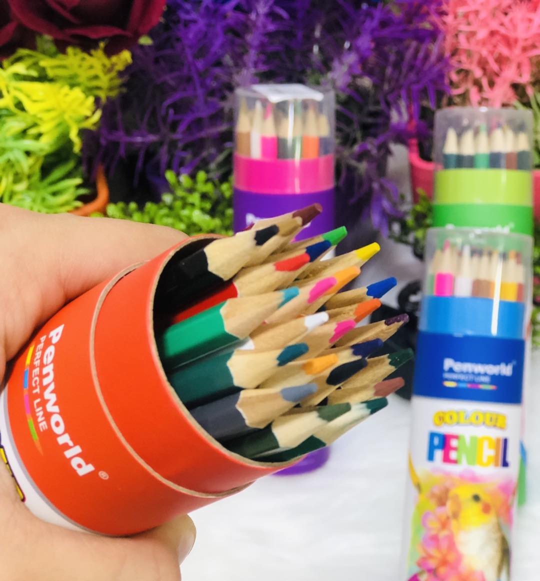 أقلام تلوين سداسية الشكل من Penworld Perfect line Premium، 36 لونًا - رقم المنتج: PW-9901 