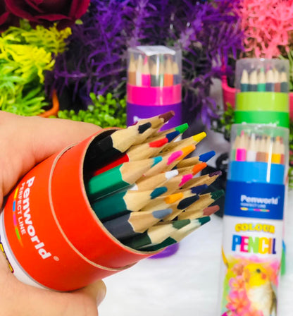 أقلام تلوين سداسية الشكل من Penworld Perfect line Premium، 36 لونًا - رقم المنتج: PW-9901 