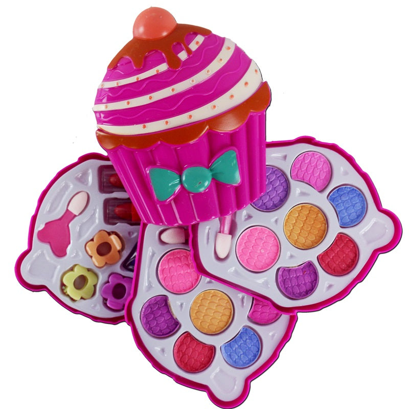 Girl Fashion Makeup Case Pretend Toy Make Up Case Kit - No: V82887A