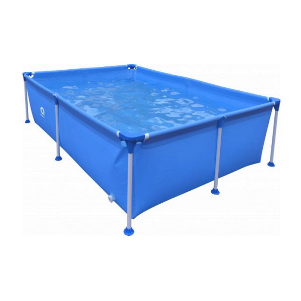 إطار مسبح جيلونج أفينلي فوق الأرض مستطيل الشكل مع فلتر، 258 × 179 × 66 سم - رقم: 17805EU