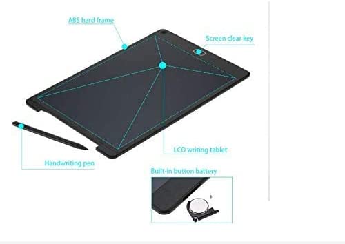 لوحة كتابة رقمية بشاشة LCD من GROW - 12 بوصة - رقم: LH004