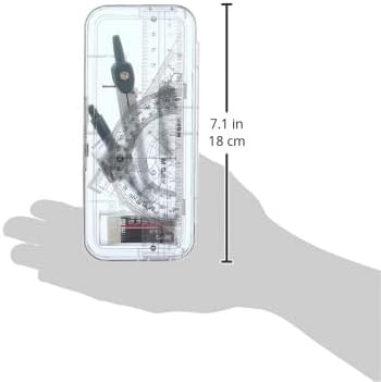 M&G Compass Set Mathematical Geometry Kit Set Compass Eraser Ruler 0.7mm -   No.90808