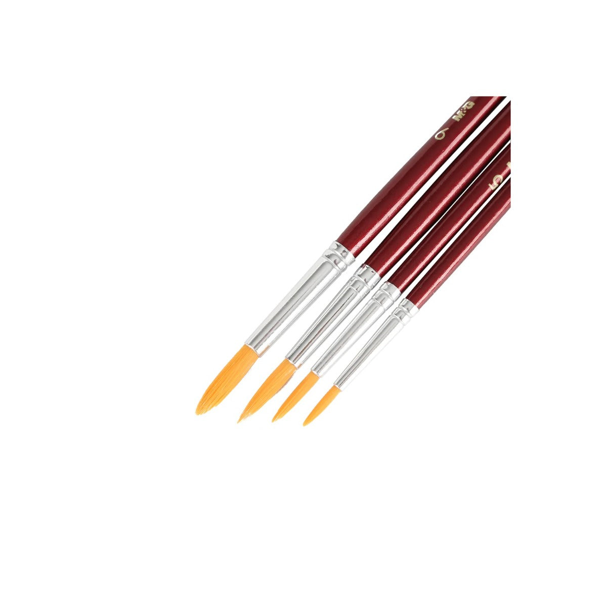 مجموعة فرش طلاء M&amp;G Chenguang بشعيرات ناعمة ومرنة - 4 قطع - رقم المنتج: ABH97890