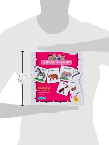 بطاقات نيلكو التعليمية - تعلم التصنيف - 48 قطعة - رقم: 20313