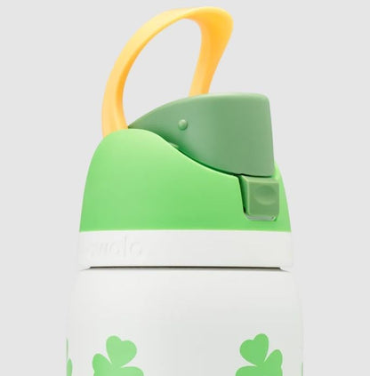 Owala FreeSip Insulated Stainless Steel Water Bottle with Built-In Straw, Leak-Proof Lid, 24 oz (710 ml), Assorted Printed Designs