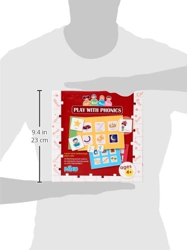 Nilco Educational Cards - Play With Phonics - 48pcs - No:20382