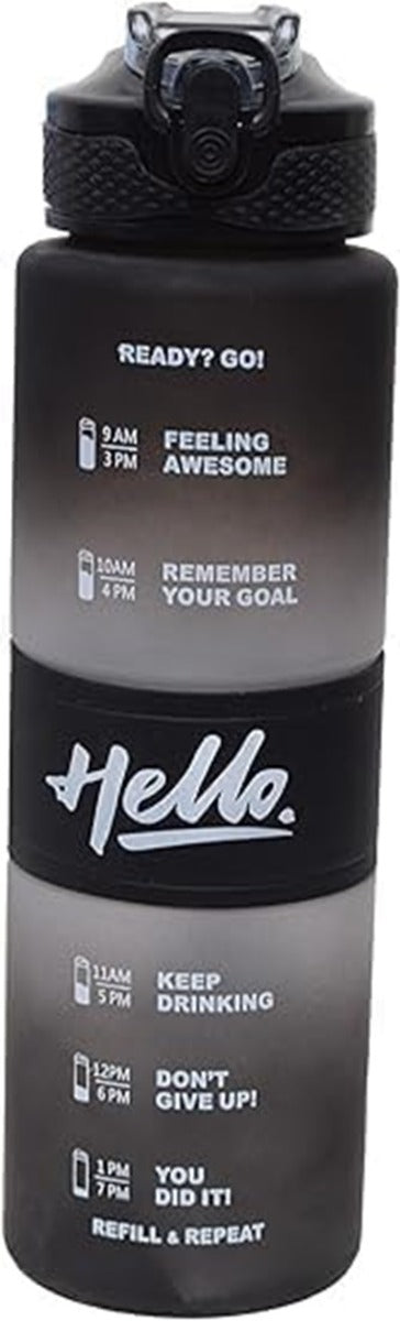 Hello water bottle Famia A bottle with hand strap - 1000ml - No:1073