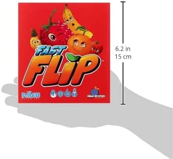 Nilco Fast Blue Orange Flip Card Game - No:20948