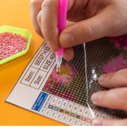 ٤ نصائح مفيدة للرسم الماسي المربع - الحجم: ٣٠ سم × ٤٠ سم