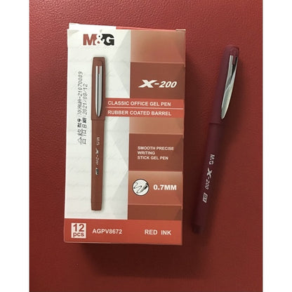 M&G Chenguang X-200 Ballpoint Pen 0.7mm– Smooth Writing Retractable Ball Pen - 1pcs - No: AGPV8672
