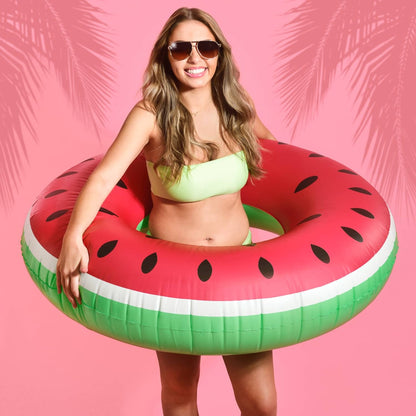 Watermelon Inflatable Ring Inflatable Pool Circle for Adult -No:19290