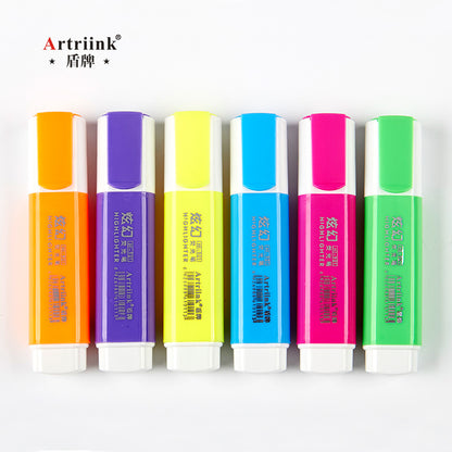 Pack of 6 Artriink Highlighter Pens - No:HI-901-6