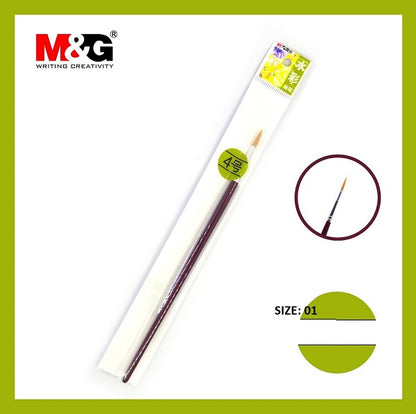 فرشاة رسم من إم آند جي - للتدريب الفني - المقاس: 1 - الرقم: ABH97886A