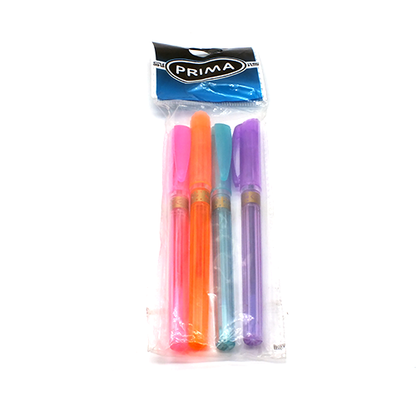Pack Of 4 Prima Brilliant Ballpoint Pens