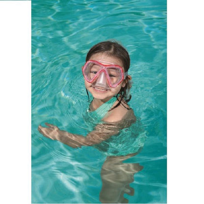 قناع غوص Bestway Hydro مصنوع من البولي كربونات، شفاف للأطفال - رقم: 22048