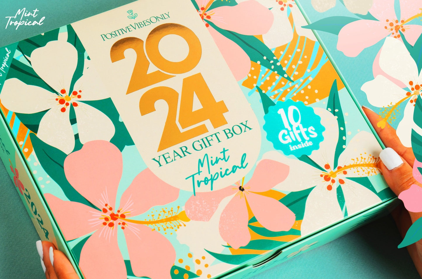 Mofakera Calendar Mint Tropical Year Gift Box 2024