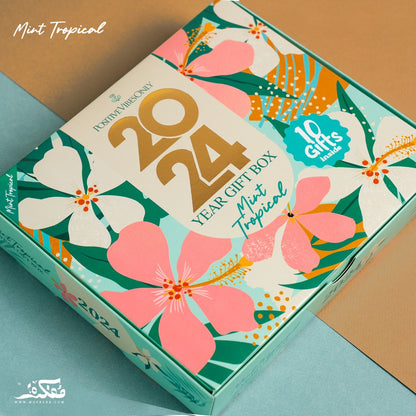 Mofakera Calendar Mint Tropical Year Gift Box 2024