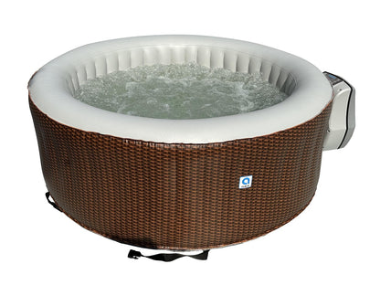 حوض استحمام ساخن قابل للنفخ من جيلونج أفينلي نايس سبا، مناسب لأربعة أشخاص، مزود بخاصية التدليك، قطر 175 سم × 70 سم - 17283EUV31