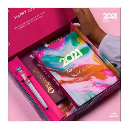 Mofakera Pastel Marble Gift Box - 2021