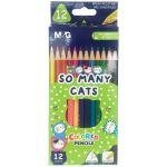 M&G Chenguang wooden colors pencil with So Many Cat shape -  No:AWP343A1